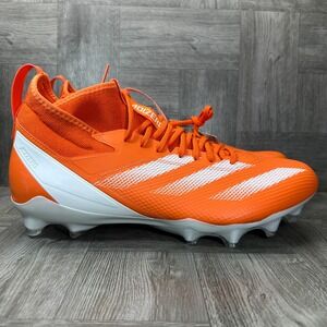 Adidas‎ Football Cleats Mens 16 Orange White Adizero Impact NEW IH7465